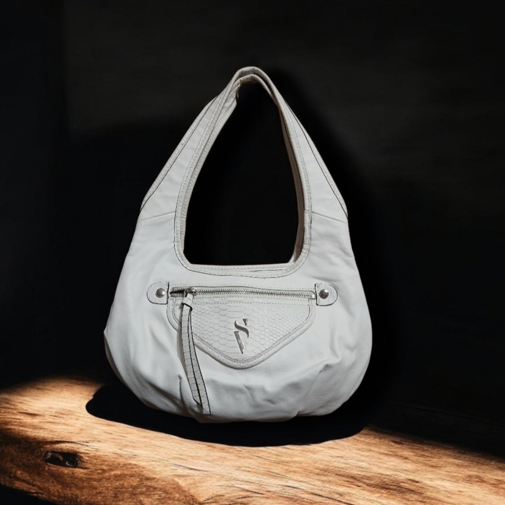 Simply Vera Vera Wang Elegant White Hobo Bag